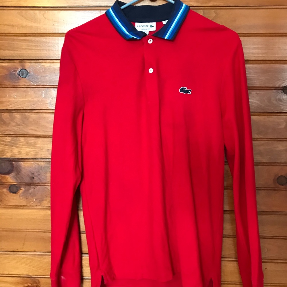 Lacoste long sleeve polo
